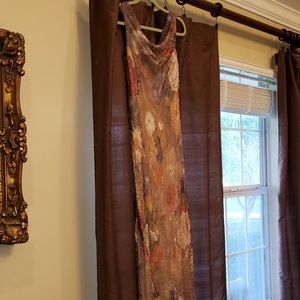 Elegant Beaded Evening Gown